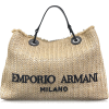 EMPORIO ARMANI Straw Medium Tote Bag - Hand bag - 