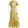 ERDEM  Celestina floral-embroidered long - Kleider - 