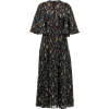 ERDEM Alcie Willow-print metallic-voile - sukienki - 