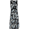 ERDEM Bow-embellished floral-print cloqu - sukienki - 