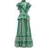 ERDEM Feliciana floral-embroidered cotto - sukienki - 