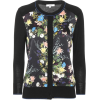 ERDEM Wool and silk-blend floral cardiga - Swetry na guziki - 