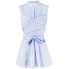 ERIKA CAVALLINI knotted sleeveless shirt - 半袖衫/女式衬衫 - 