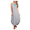 ETCYY Women's Summer Casual Stripe Sleeveless Loose Beach Maxi Dress - Vestidos - $13.66  ~ 11.73€