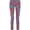 ETRO Cropped floral-print mid-rise skinn - Jeans - 