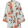 ETRO Floral-print satin wrap jacket - Kurtka - 