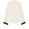 ETRO Tassel-trimmed silk-georgette blous - 长袖衫/女式衬衫 - 