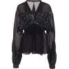 ETRO black polka dot silk blouse - Košulje - kratke - 