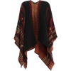 ETRO brown orange poncho - Kurtka - 