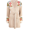 ETRO embroidered tied-waist cardigan - Pulôver - 