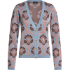 ETRO floral-jacquard V-neck Cardigan - Cardigan - 