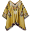 ETRO yellow multicolour poncho - Jacket - coats - 