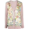 ETRO satin-panelled cardigan - カーディガン - 