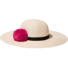 EUGENIA KIM Pompom-embellished woven sun - Hat - 