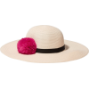 EUGENIA KIM Pompom-embellished woven sun - Sombreros - 