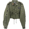 EYELET ARMY JACKET - Jacket - coats - 
