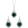 Earring and Necklace Set - Aretes - 
