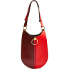 Earring leather shoulder bag - Сумочки - 