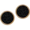 Earrings Black - イヤリング - 