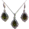Earrings With Necklace - Brincos - 