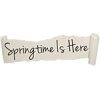 Springtime Is Here Text - 插图用文字 - 