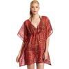 Echo Design Women's Cheetah Butterfly Tunic Dress Lipstick - Tunike - $42.00  ~ 36.07€