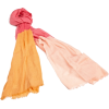 Echo Design Women's Colorblock Lightweight Wrap with A Silk Protein Finish Linen - Bufandas - $68.60  ~ 58.92€