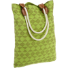 Echo Design Women's Diamond Woven Beach Bag Chartreuse/cigar - Bolsas - $98.00  ~ 84.17€