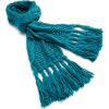 Echo Design Women's Icelandic Patchwork Texture Muffler Peacock Blue - Scarf - $24.00 