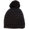 Echo Design Women's Icelandic Patchwork Texture Pom Hat Black - Czapki - $16.00  ~ 13.74€