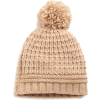 Echo Design Women's Icelandic Patchwork Texture Pom Hat Camel Heather - Cap - $16.00 