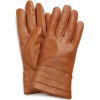 Echo Design Women's Leather Pleated Cuff Glove with Cashmere Blend Saddle - 手套 - $16.34  ~ ¥109.48