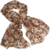 Echo Oversized Fall Floral Wrap Rust - Scarf - $39.90 