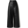 Eco leather culotte trousers - pantaloncini - 