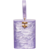 Edie Parker Purple Oval Bag - Torbice - 