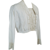 Edwardian Lace Sailor Collar Blouse - Long sleeves t-shirts - 
