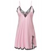 Ekouaer Sexy Lingerie Women's Sleepwear Satin Lace Chemise Nightgown XS-XXL - Underwear - $4.99 