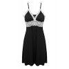 Ekouaer Sleepwear Womens Chemise Nightgown Full Slip Lace Lounge Dress - Underwear - $2.99 