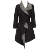 Elegant plaid coat rosegal - 外套 - 