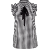 Elegant poplin blouse top / Comma, - 半袖シャツ・ブラウス - 49.99€  ~ ¥6,551