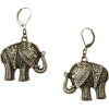 Elephant Earrings Earrings Beige - イヤリング - 