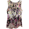 Elie Tahari Ivory/Black/Pink/Lilac - Camisa - curtas - 