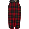 Elisabetta Franchi  belted tartan skirt - Gonne - 