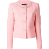 Embellished Cropped Jacket - Jaquetas e casacos - 
