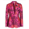 Embellished Floral-Jacquard Blazer - Suits - 