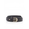 Embossed Faux Leather Skinny Belt - Belt - $3.99 