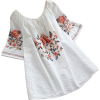 Embroidered Blouse - Hemden - lang - 
