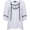 Embroidered Blouse - Tuniche - 