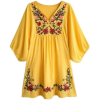 Embroidered Blouse - Tunike - 