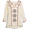 Embroidered Blouse - Tunic - 
